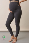 Umstandsleggings Merinowolle - Grey Melange