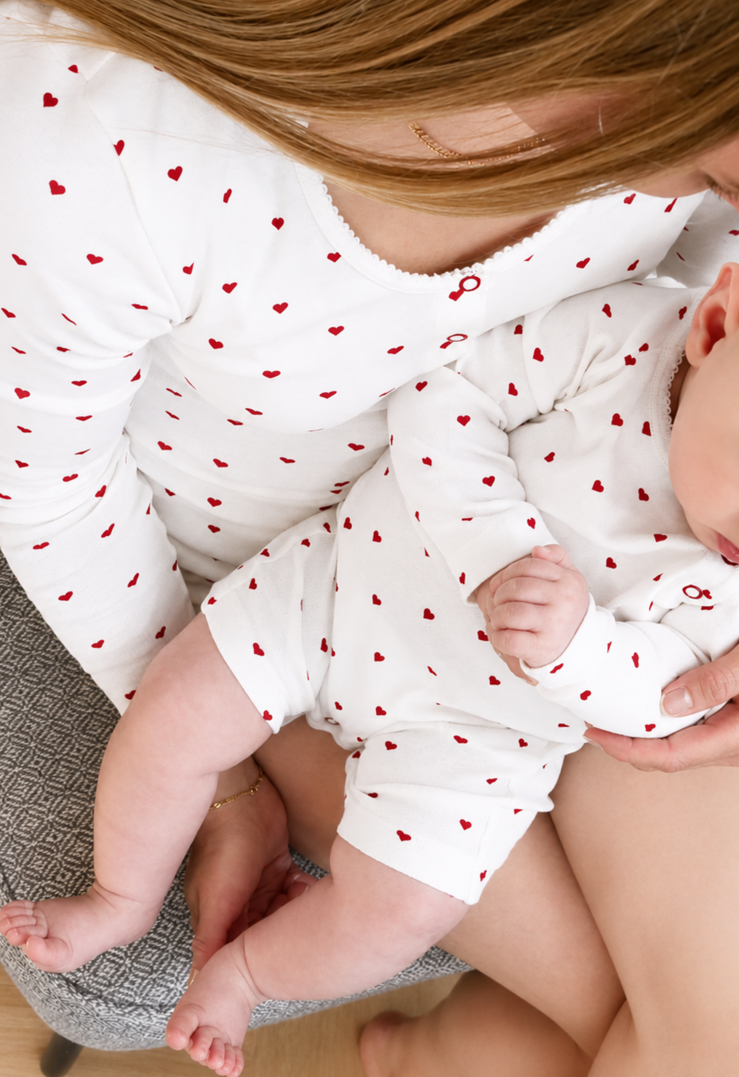 Baby-Strampler - Red Heart
