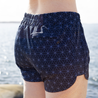 Badeshorts - Navy Petal