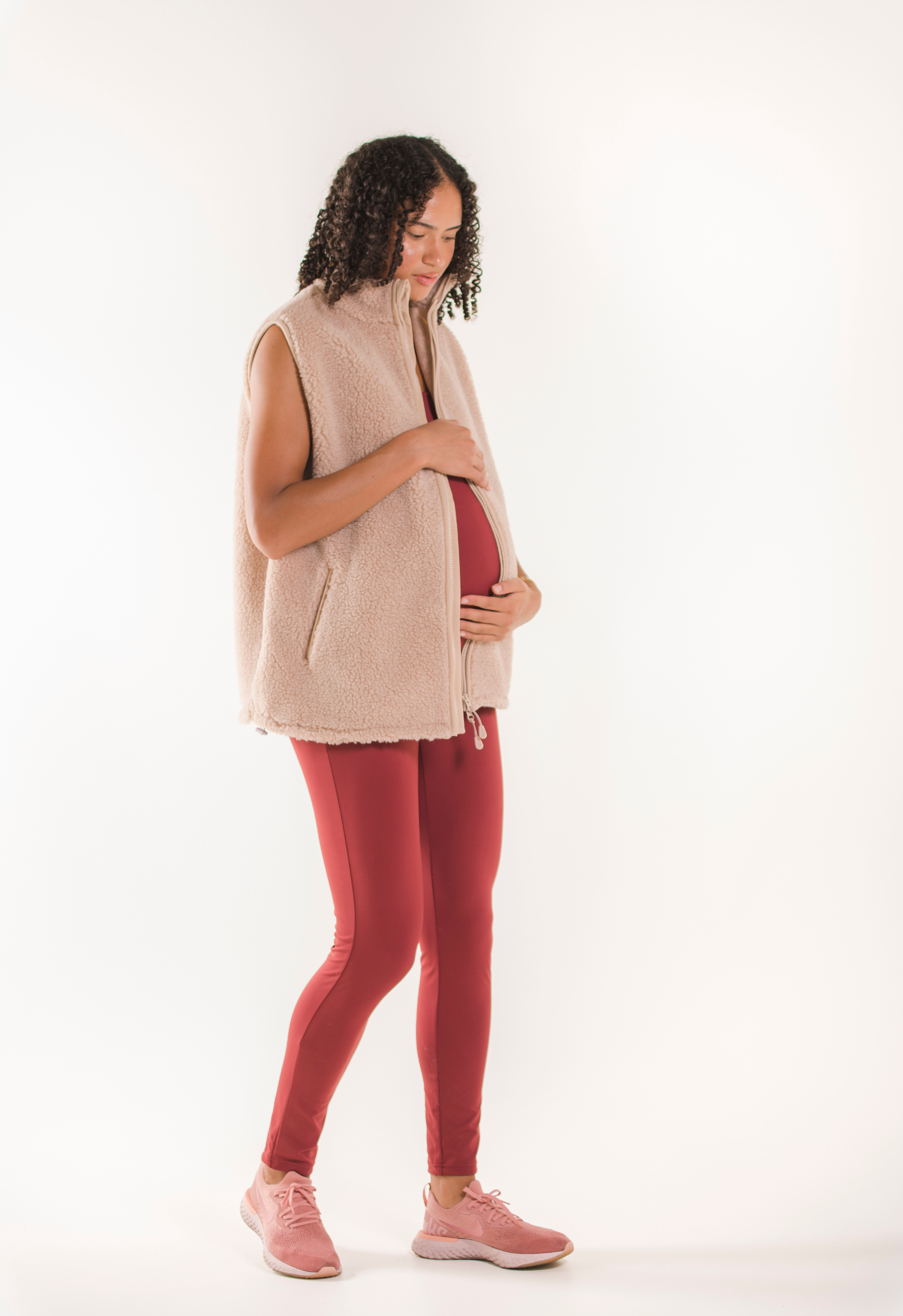 Pile Fleecewesten - Beige