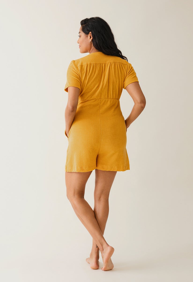 Umstandsoverall aus Frottee - Sunflower
