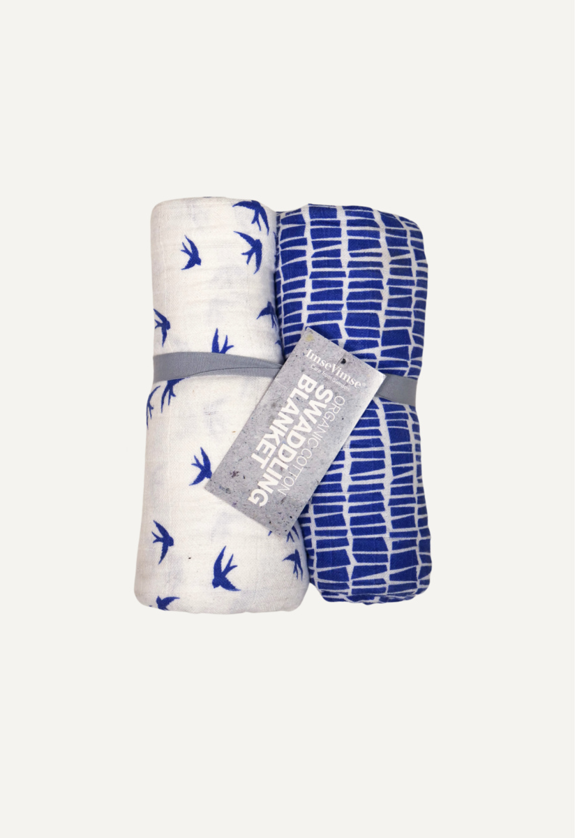 Muslin Blanket - Misty - 2-p
