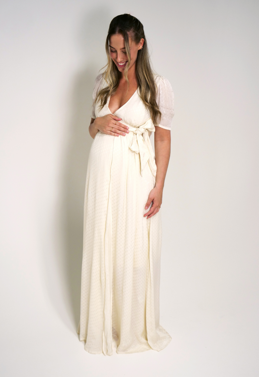 Umstandsbrautkleid - Weiß