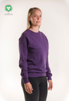 Still-Sweatshirt mit Fleecefutter - Lila