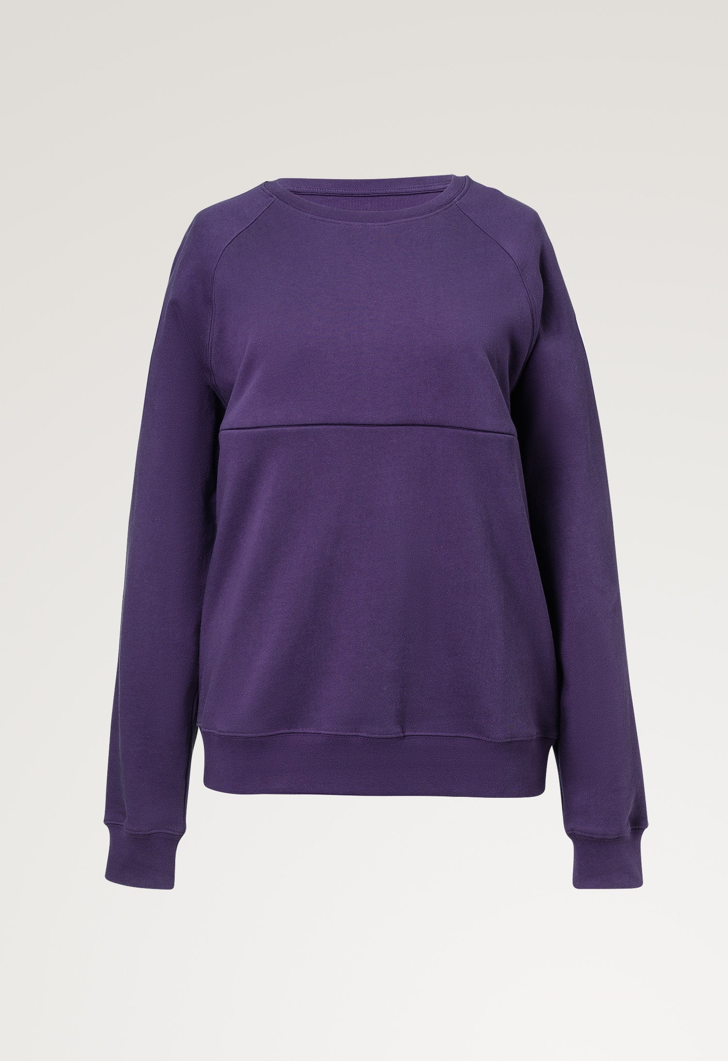 Still-Sweatshirt mit Fleecefutter - Lila