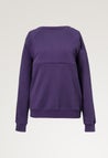 Still-Sweatshirt mit Fleecefutter - Lila