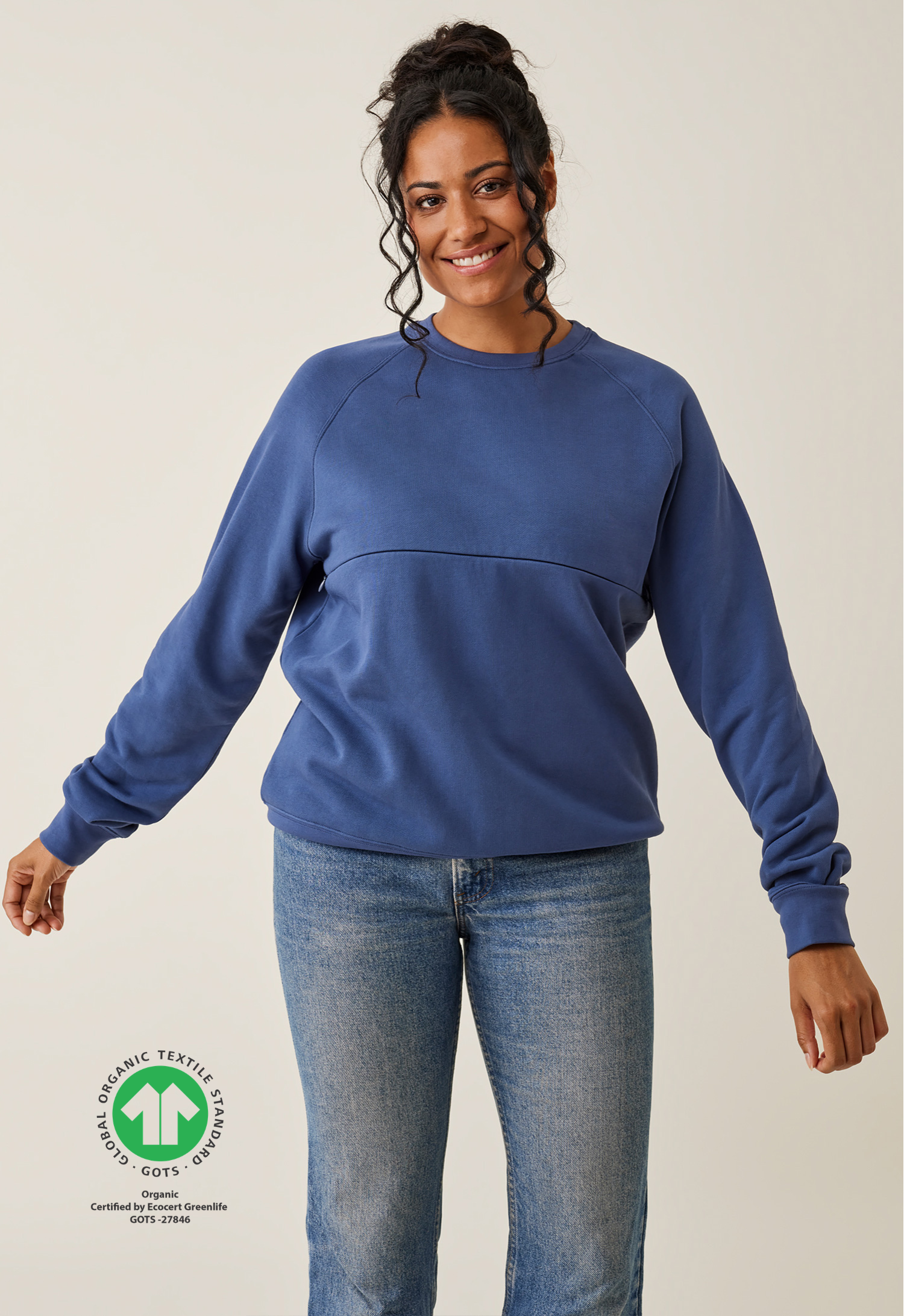 Still sweatshirt - Indigo Blue