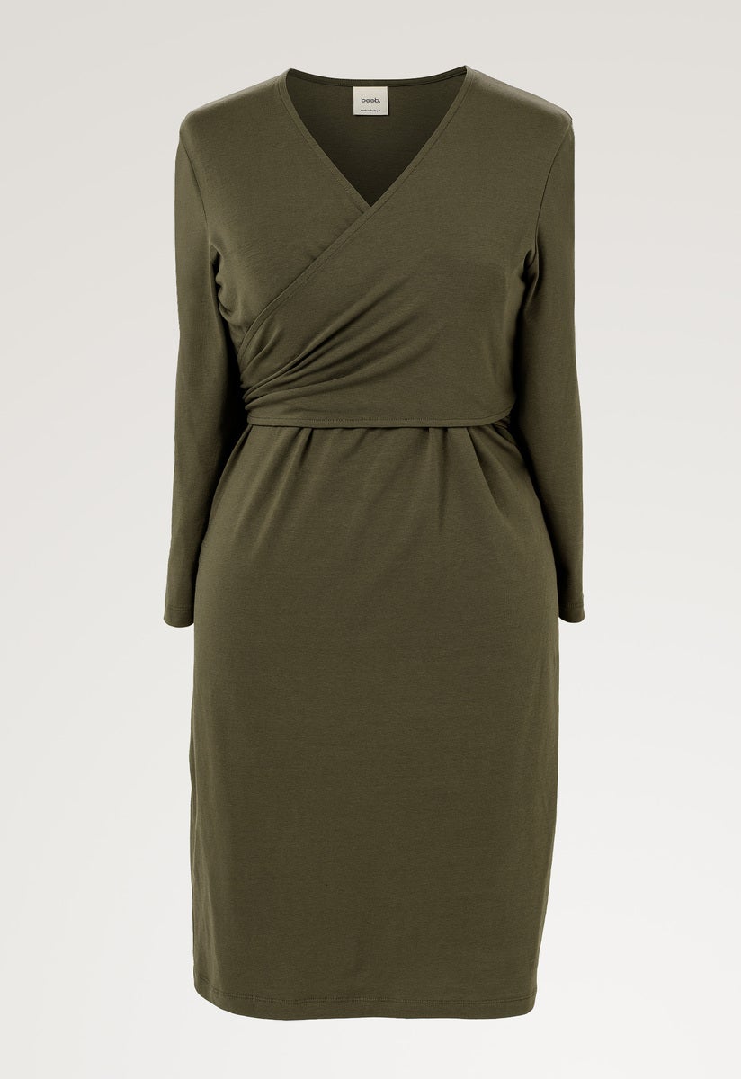 Wickelkleid - Green Olive