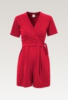 Kurzer Umstandsjumpsuit - French Red