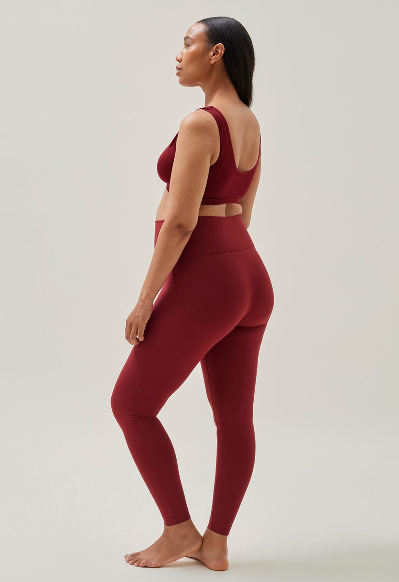 Umstandsleggings Yoga - Rot