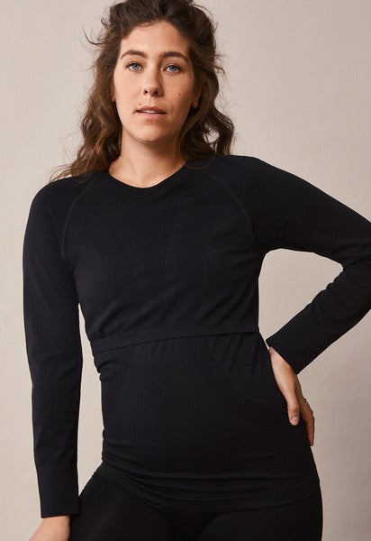 Sportshirt mit Stillfunktion - Schwarz