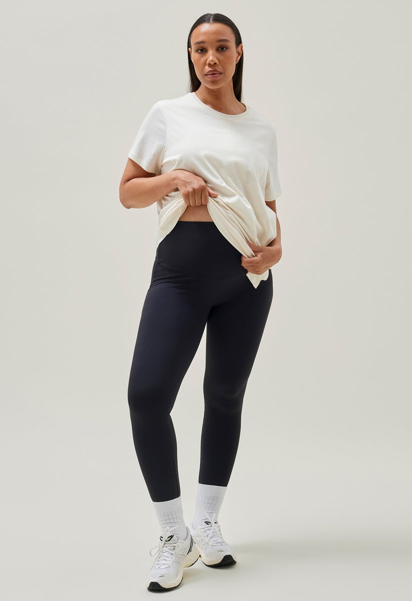 Umstandsleggings Yoga - Schwarz