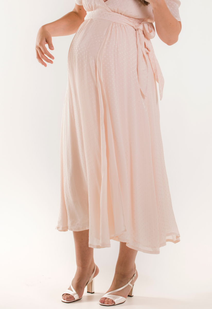 Festliches Umstandskleid - Pink Champagne