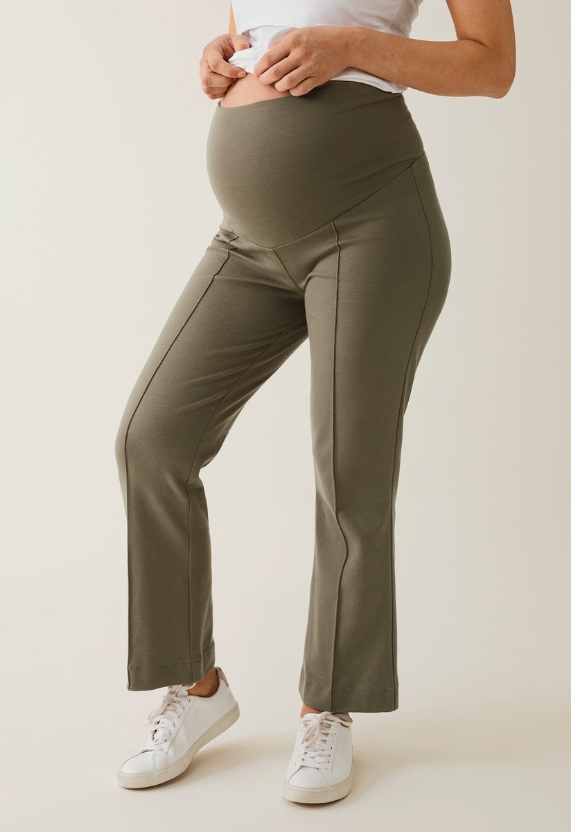 Business Umstandshose - Green khaki