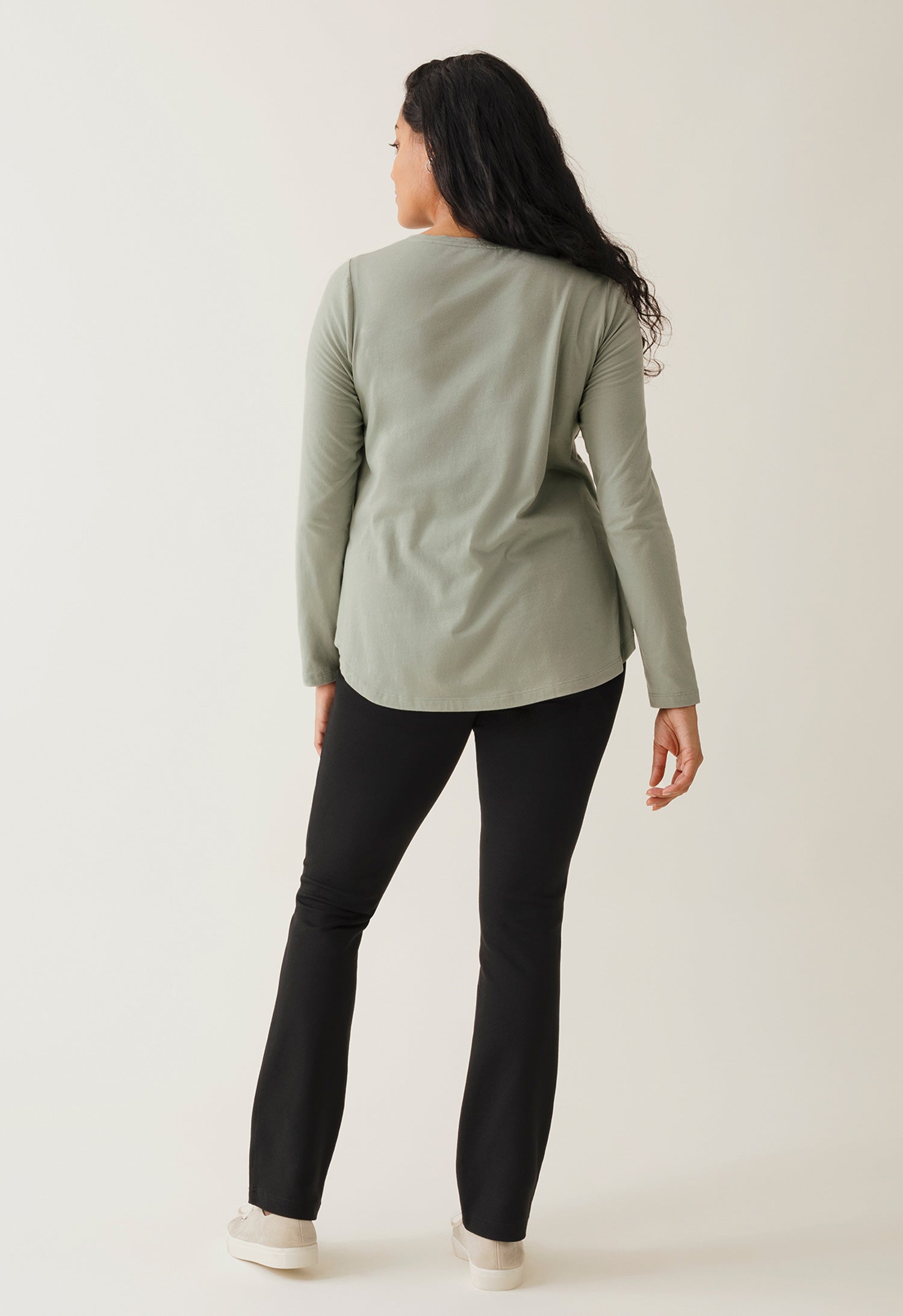 Umstandshose gerades Bein - Schwarz