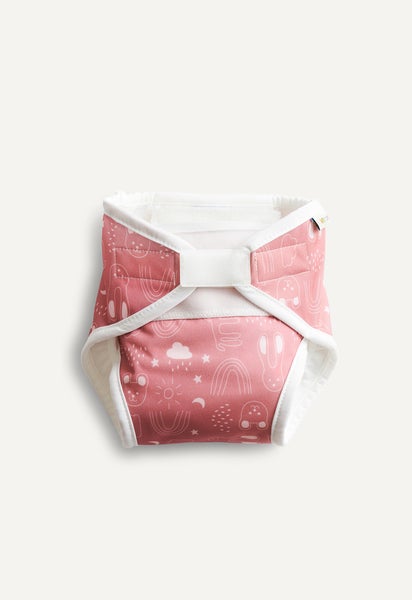 Stoffwindel - All in One - Rosa Teddy