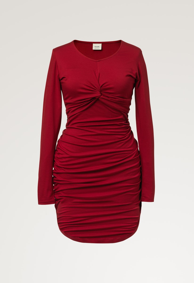 Bodycon-Umstandskleid - Rot