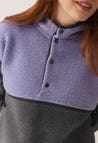Wollflor-Pullover 90er - Lila