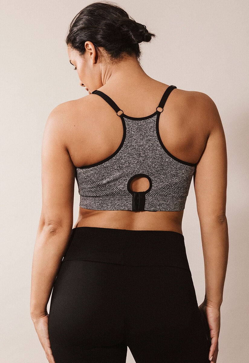 Seamless Sport-Still-BH - Dark Grey Melange