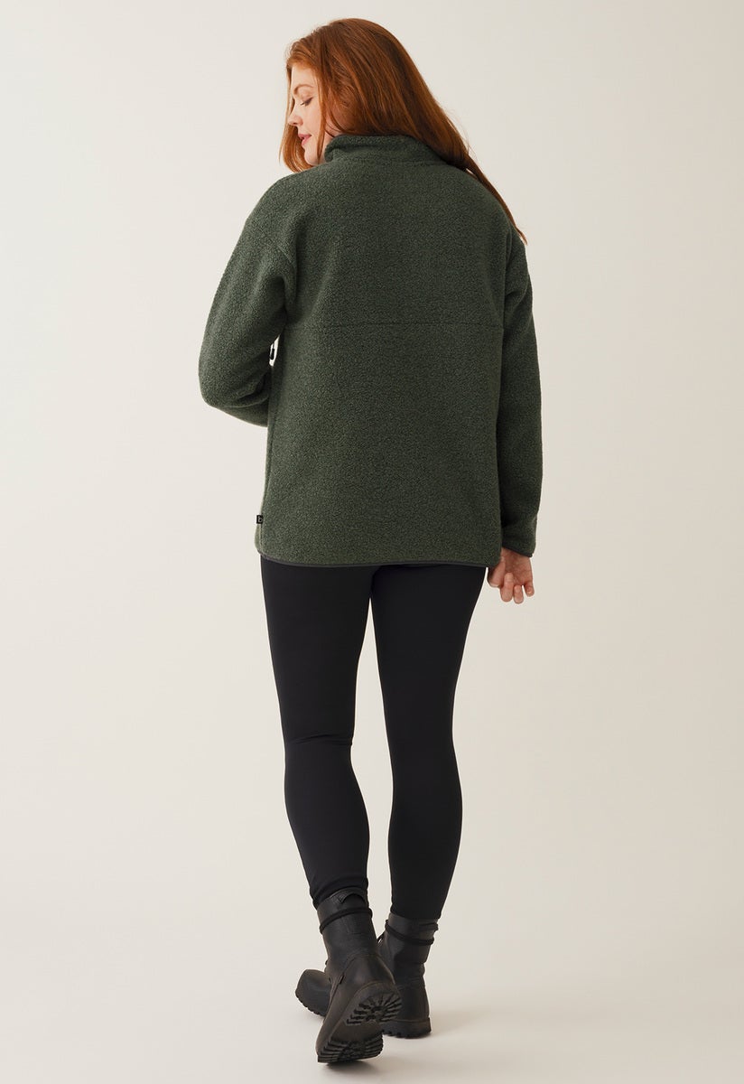 Wollflor-Pullover 90er - Grün