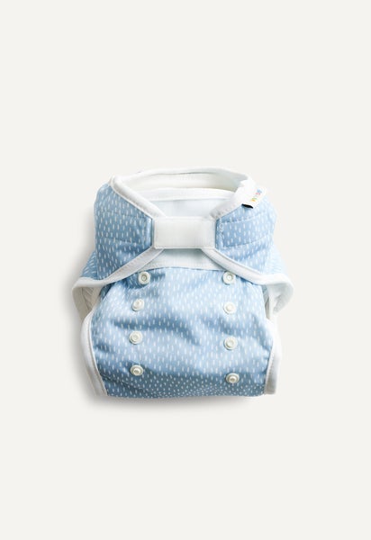Windel Cover - All in Two - Blau Sprinkle