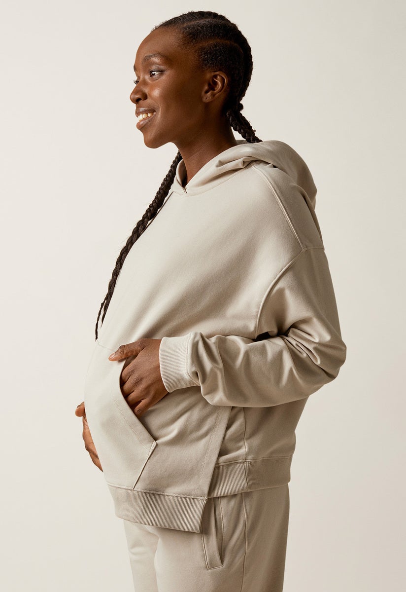 Umstands Hoodie mit Stillfunktion - Light Beige