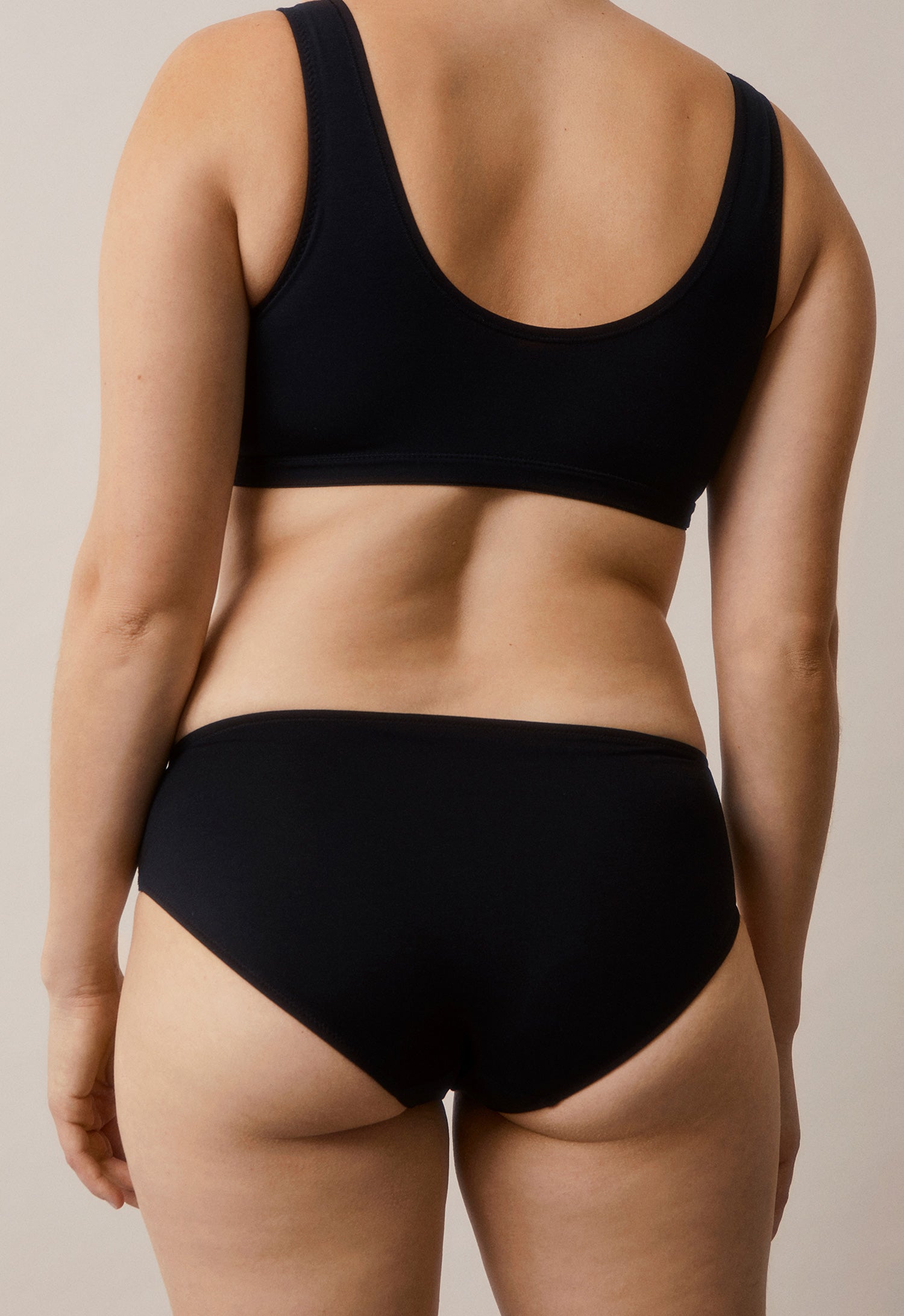 Umstandsslips low waist - Schwarz