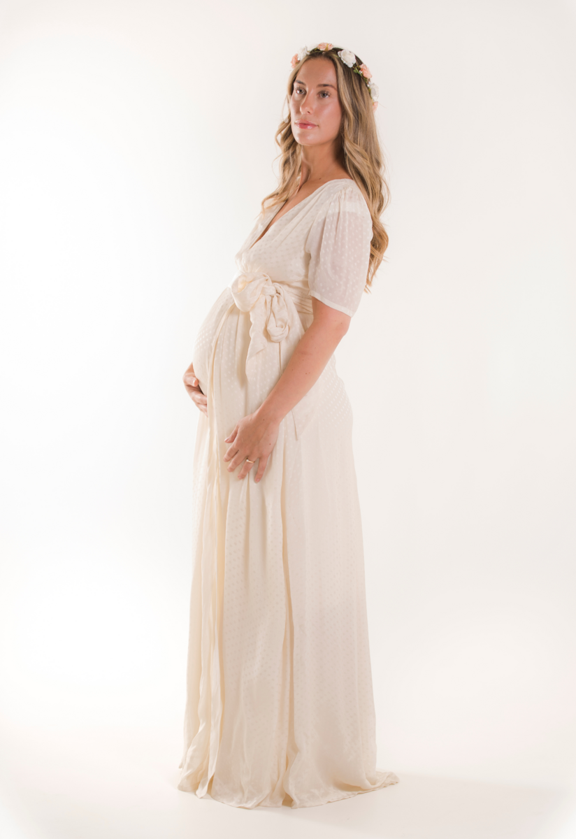 Umstandsbrautkleid - Weiß