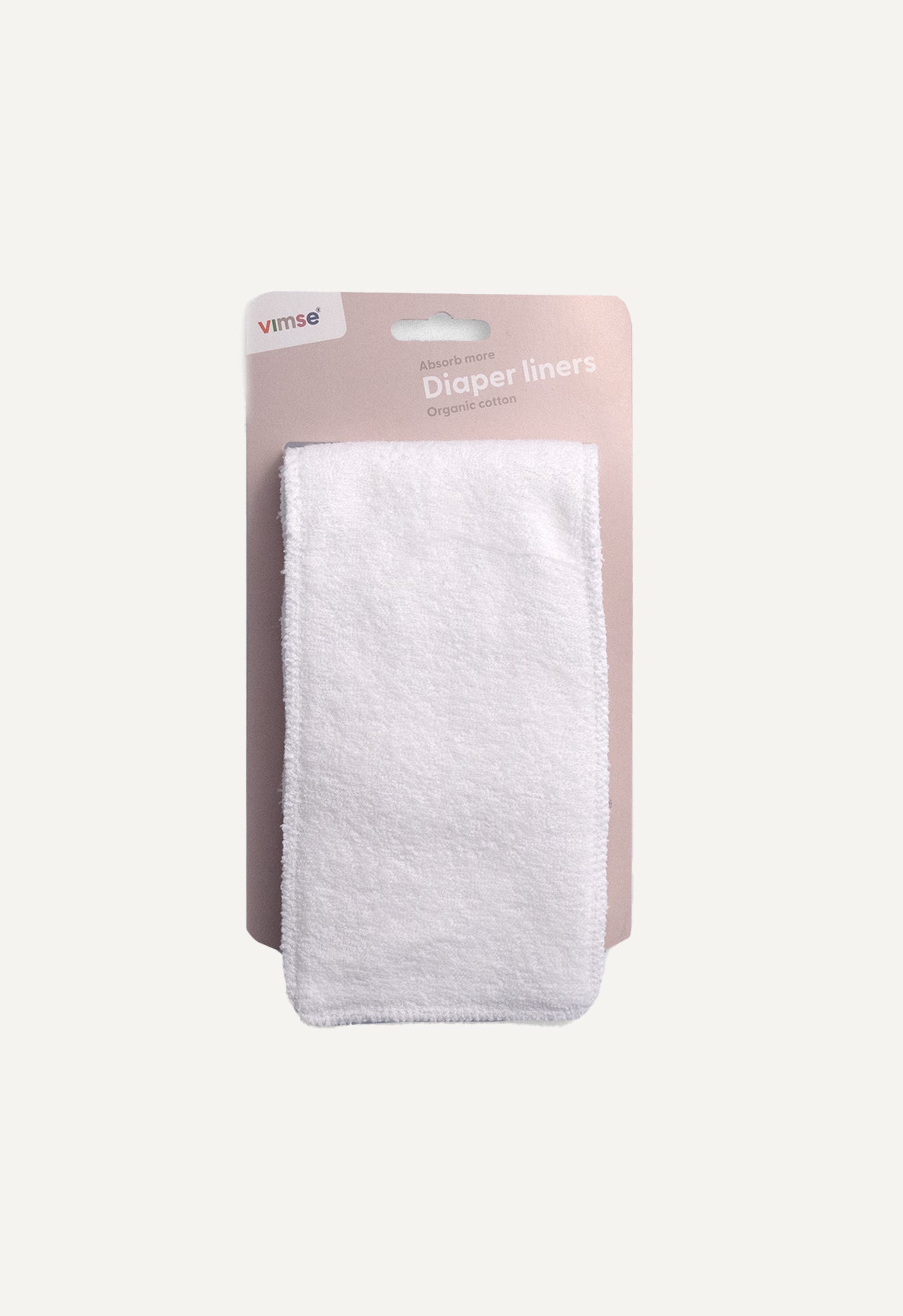 Einlager für Stoffwindel - Frottee - Weiß