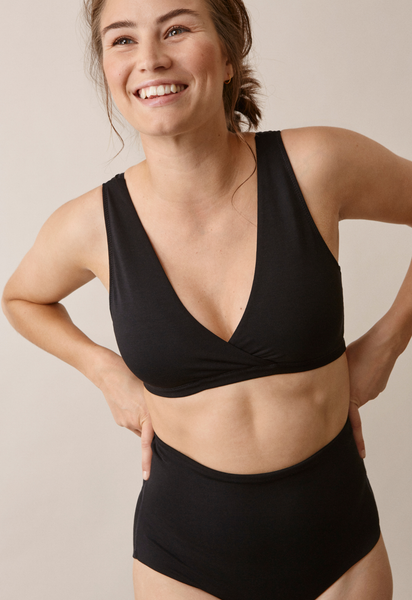 Weicher Still-BH - Schwarz - VORBESTELLUNG – Lieferung Anfang März