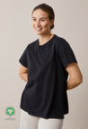Umstands-T-Shirt mit Stillfunktion - Schwarz - VORBESTELLUNG – Versand Anfang Februar