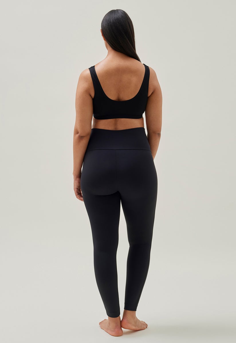 Umstandsleggings Yoga - Schwarz