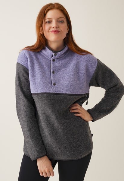 Wollflor-Pullover 90er - Lila