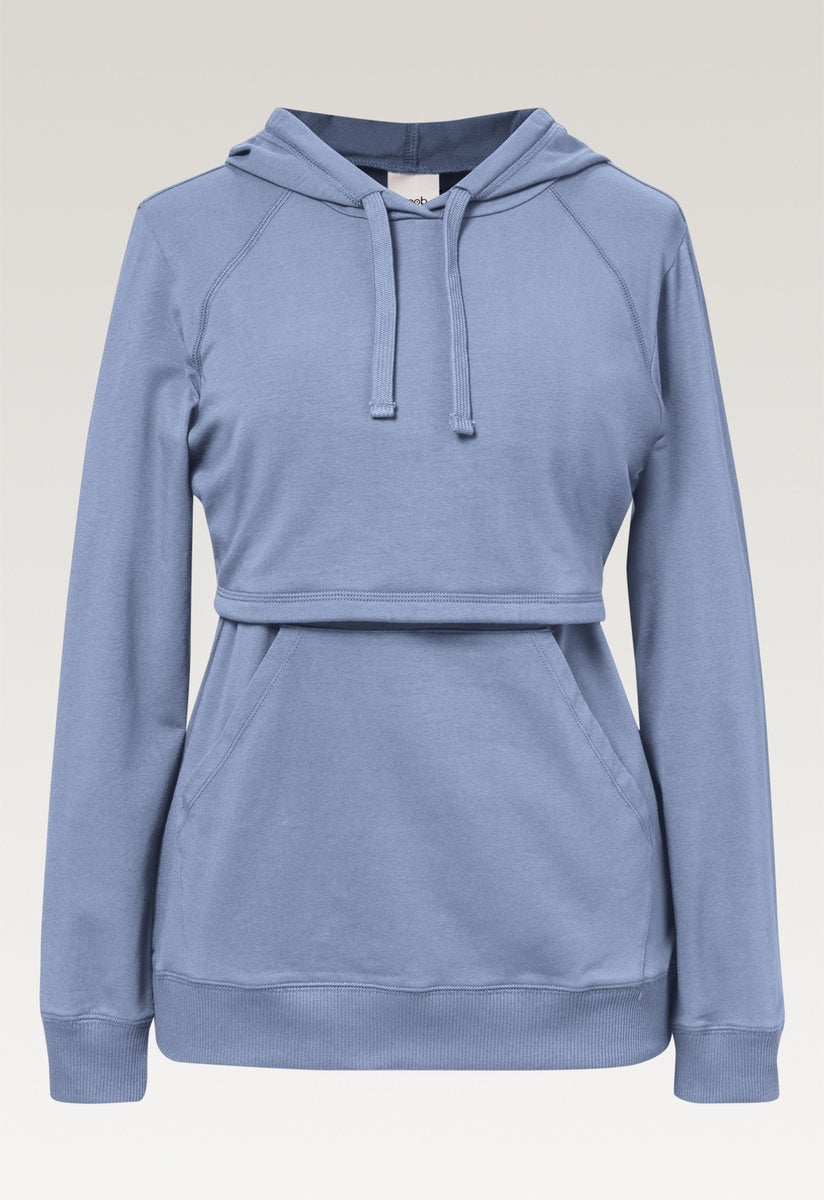 B Warmer Hoodie Nile Blue