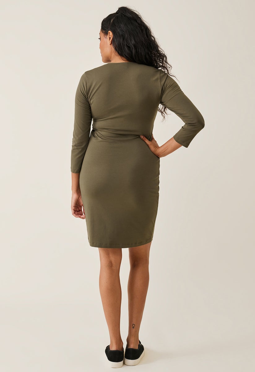 Wickelkleid - Green Olive