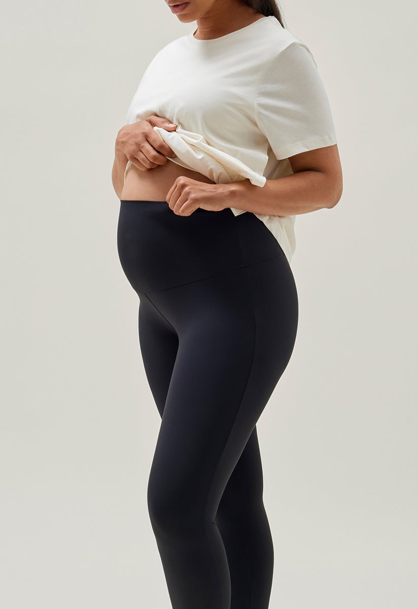 Umstandsleggings Yoga - Schwarz