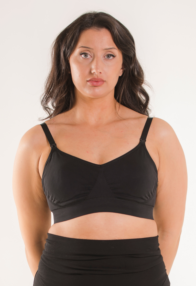 Seamless Still BH mit Pads - Schwarz