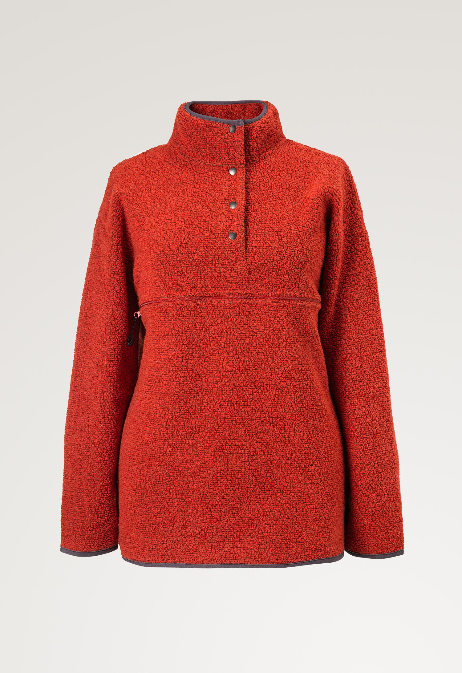 Wollflor-Pullover - Orange