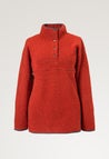 Wollflor-Pullover - Orange