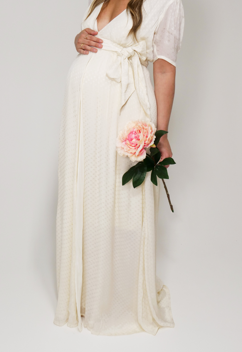 Umstandsbrautkleid - Weiß