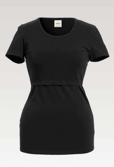 Still-T-Shirt - Schwarz