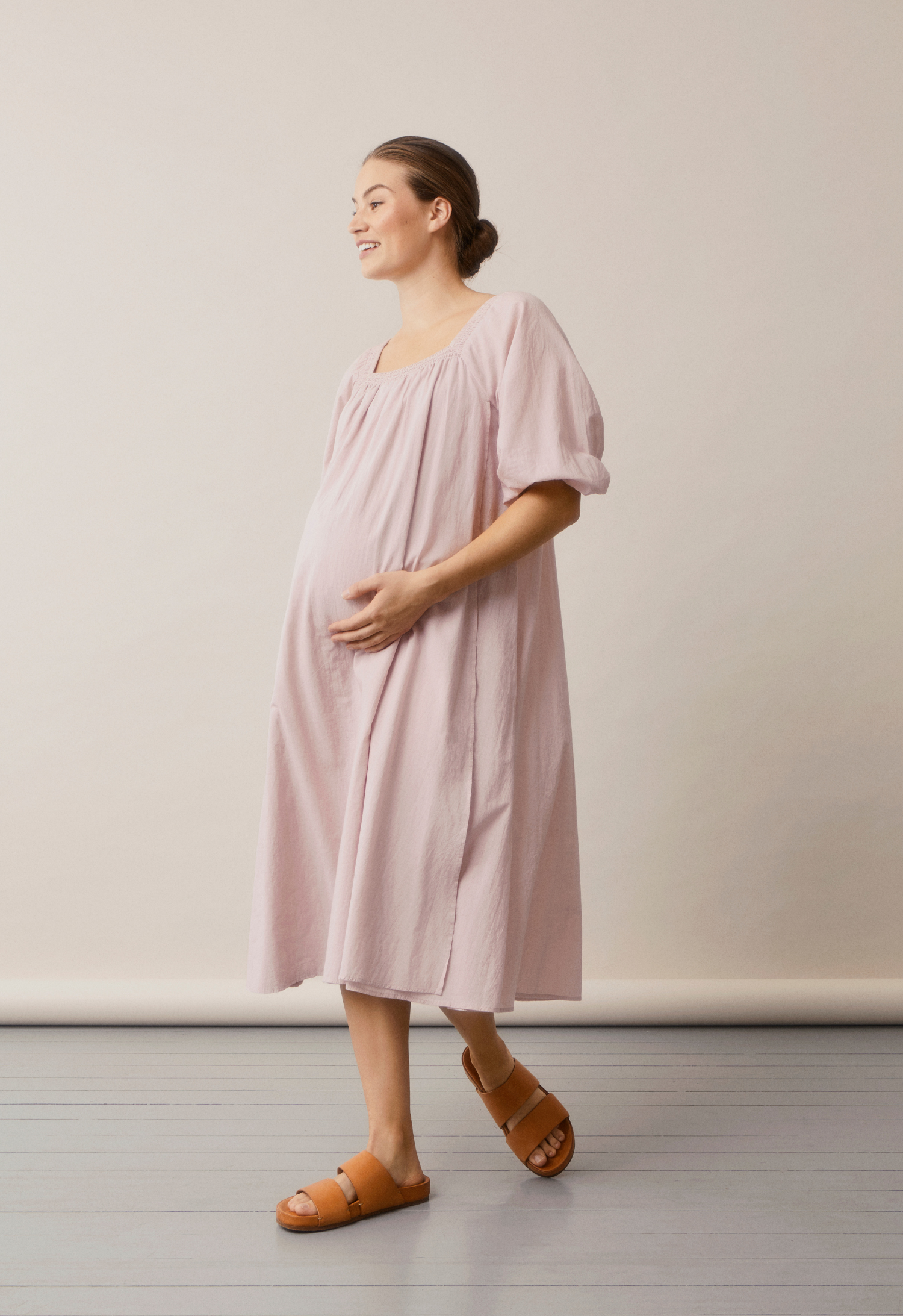 Poetess Dress Pebble