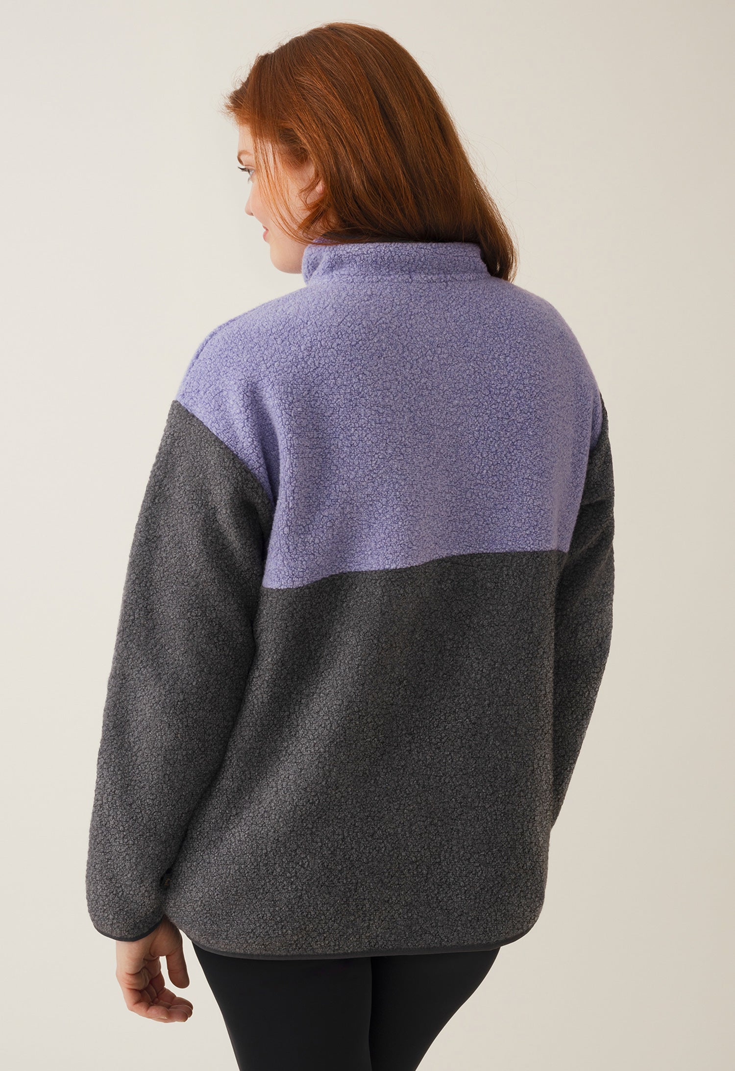 Wollflor-Pullover 90er - Lila