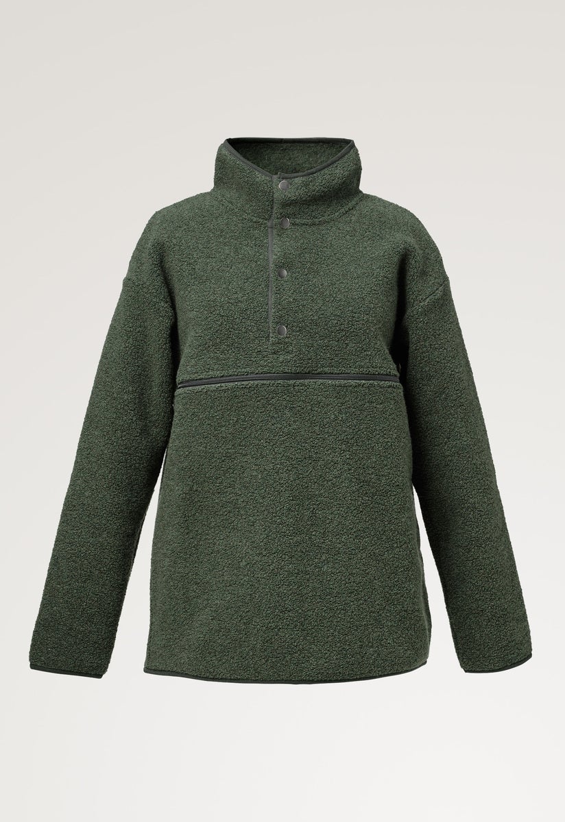 Wollflor-Pullover 90er - Grün