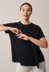 Umstands-T-Shirt mit Stillfunktion - Schwarz - VORBESTELLUNG – Versand Anfang Februar