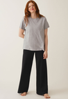Umstands-T-Shirt mit Stillfunktion - Grey Melange