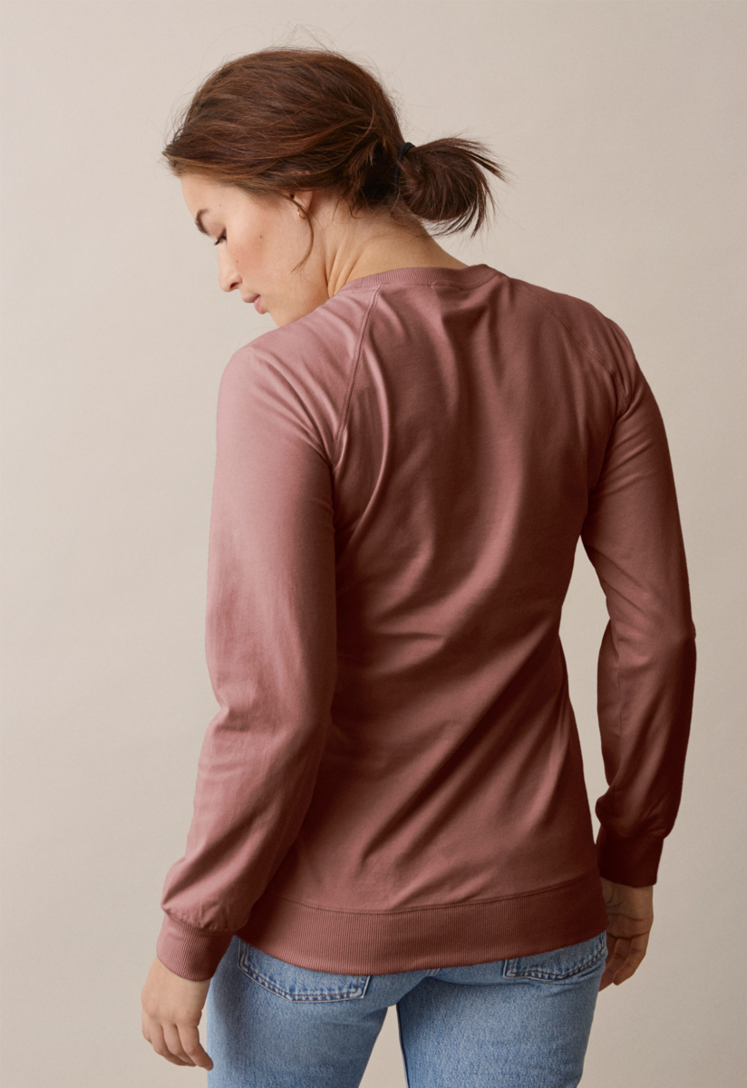 B Warmer Sweatshirt - Dark Mauve 