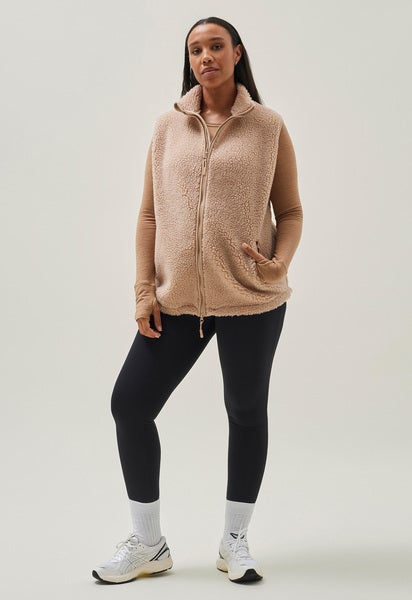 Pile Fleecewesten - Beige