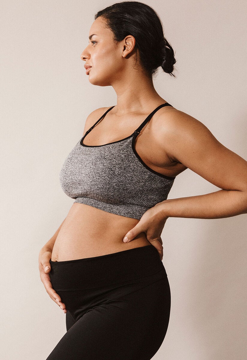 Seamless Sport-Still-BH - Dark Grey Melange