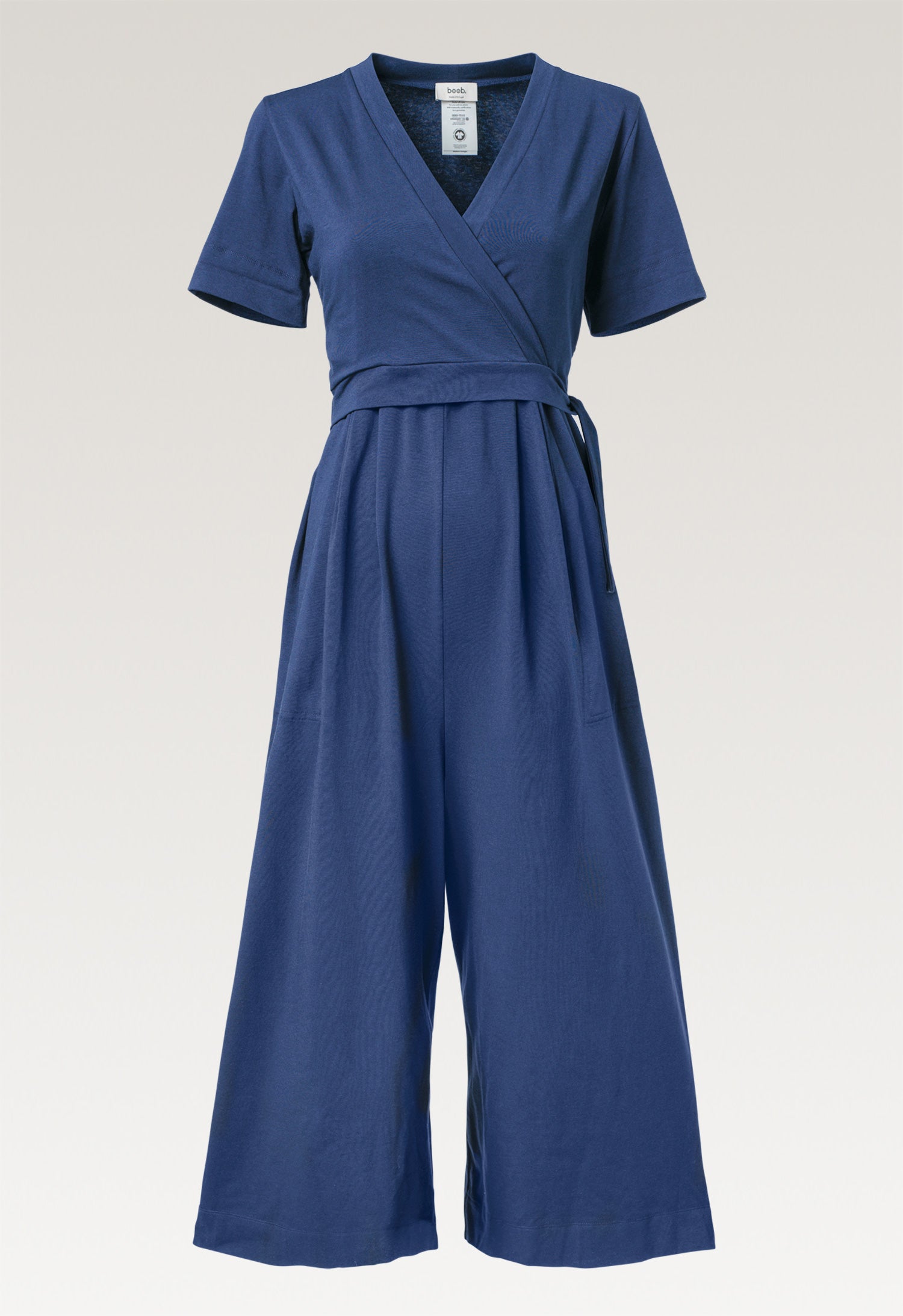 Umstandsjumpsuit mit Stillfunktion - Blau